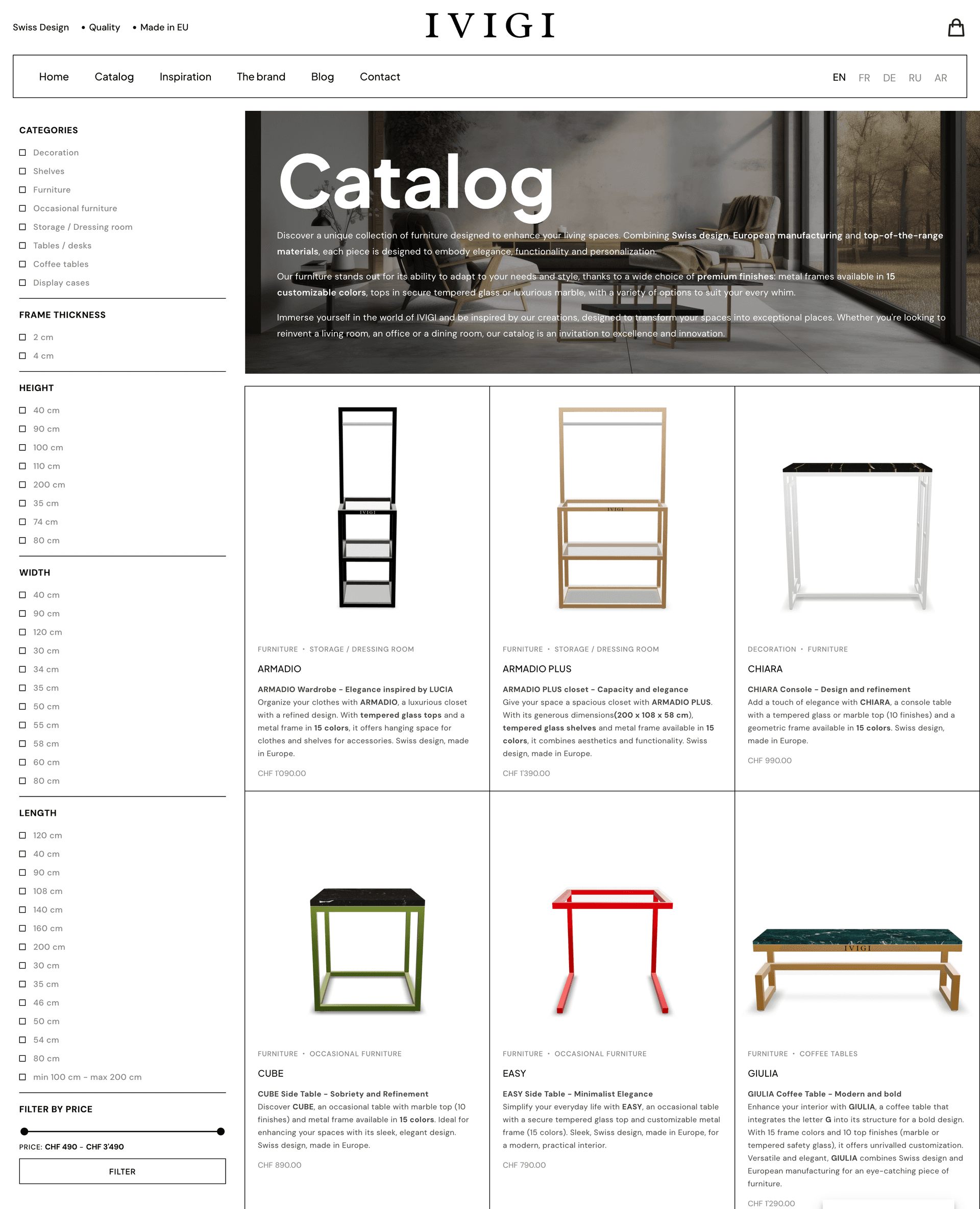 IVIGI — Swiss Design Furniture