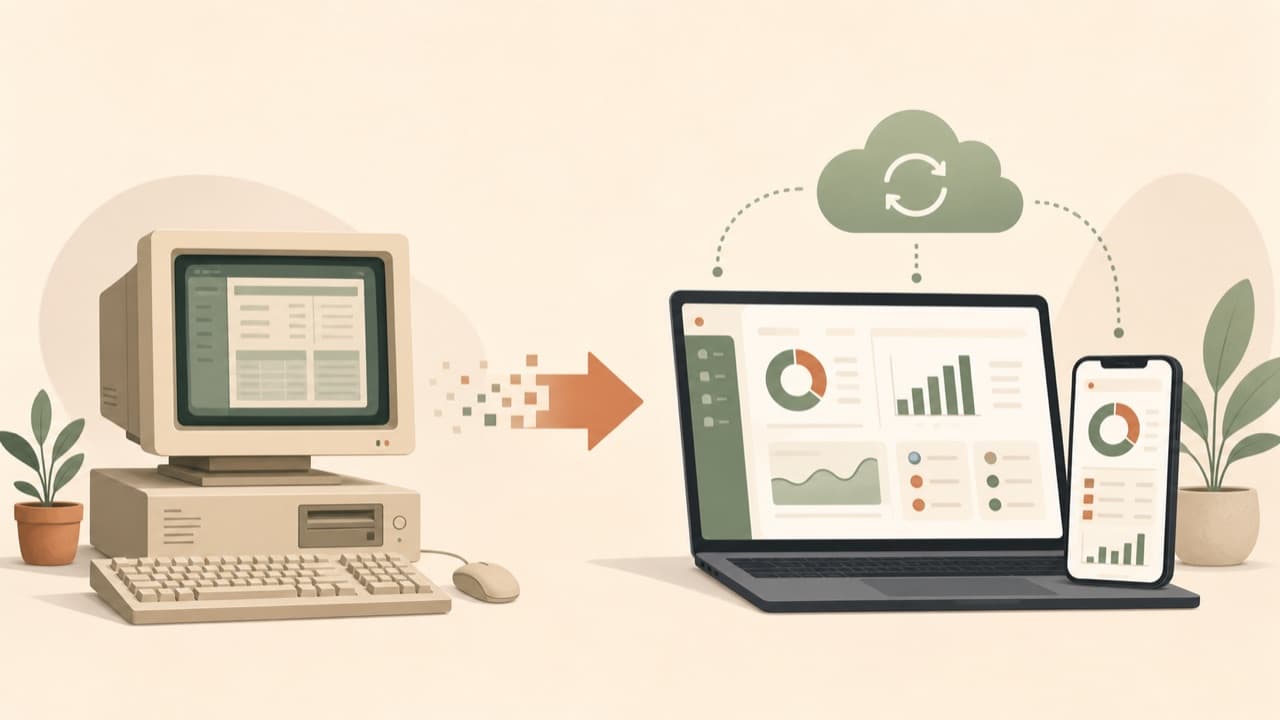 Du logiciel de bureau à l'ERP cloud : ce que ça change pour une PME